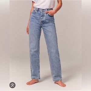 Abercrombie High Rise Dad Jean